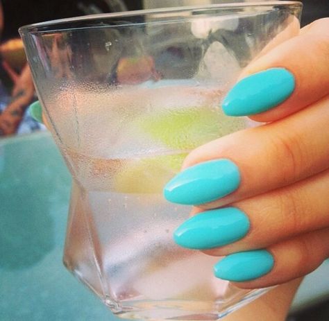 Summer nails, aqua marine. Blunt stiletto nails by #nailartistmartha Aqua Marine Nails, Marine Nails, Vacation Nails, Aqua Marine, Gorgeous Nails, Stiletto Nails, Nail Artist, Spring Nails, Nail Ideas