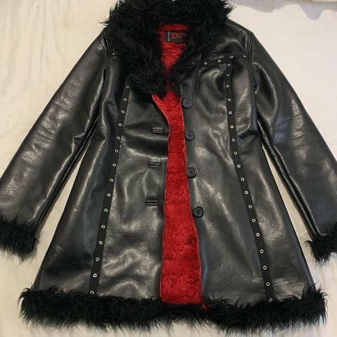 Goth Coat, Vintage Tripp Nyc, Tripp Nyc, Vintage Leather Jacket, Goth Outfits, Mode Inspo, New Classic, Character Outfits, Dream Clothes