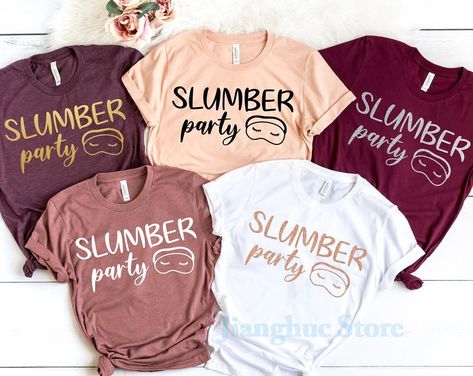 Slumber Party Shirts Sleepover Squad Shirts Girls Birthday Party Shirts Tween Birthday Teen Birthday Slumber Party Shirts, Sleepover Squad, Birthday Teen, Birthday Party Shirts, Teen Birthday, Squad Shirt, Birthday Party Shirt, Slumber Party, Slumber Parties