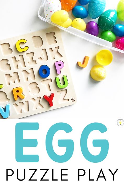 Easter Alphabet Activities, Easter Centers Preschool, Easter Fine Motor Activities, Plastic Egg Activities, Egg Activities, Easter Egg Activities, Easter Activities For Preschool, Preschool Easter, Easter School