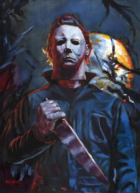 Michael Myers Tattoo, Mordecai Y Rigby, Michael Myers Art, Halloween Film, Slasher Film, Slasher Movies, Horror Artwork, Horror Movie Icons, The Boogeyman