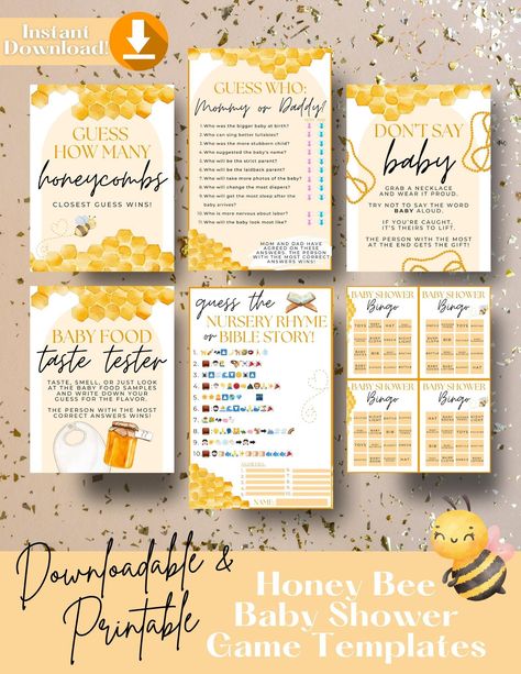 Bumble bee baby shower ideas