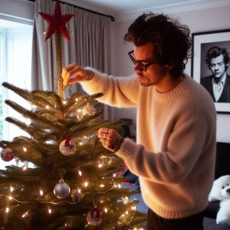 Harry Styles Christmas, Larry Manips, Harry Styles Haircut, Harry Taylor, One Direction Lockscreen, Douglas Booth, Harry Styles Edits, The Three Musketeers, Christmas Lovers