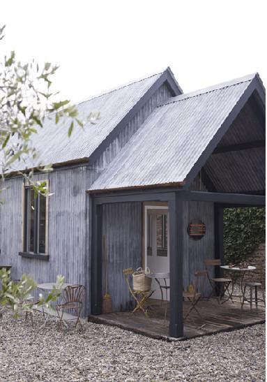 Houses Architecture, Tin House, Cottage Cabin, Cabins And Cottages, Garage House, June 15, Cabins In The Woods, Metal Roof, Small Home