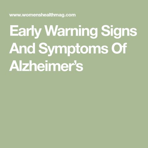 Alzheimer's Prevention, Signs Of Alzheimer's, Caregiver Resources, Brain Diseases, Alzheimers Awareness, Hygiene Routine, The Patient, Signs And Symptoms, Alzheimers