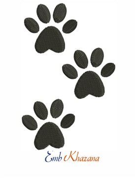 Dog Paws Embroidery Design Footprint Embroidery, Paw Embroidery, Dog Footprint, Internet Logo, Birds Embroidery Designs, Coffee Shop Logo, Animal Embroidery Designs, Event Logo, Border Embroidery Designs