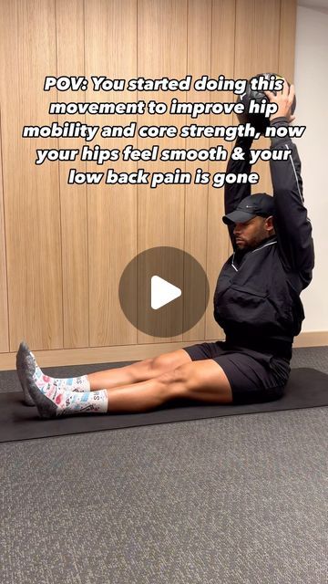 Anthony Green | Mobility on Instagram: "LOW BACK PAIN & HIP MOBILITY 

Try this exercise to improve hip mobility and strengthen your core. Hip mobility is essential for your lower back; if your hips lack mobility, your lower back can compensate. So, if you’re experiencing low back pain, always check your hip mobility and core stability!

Go for 3 rounds, 60 seconds each.

#lowbackpain #backpain #mobility #movement #pain #backpainrelief #mobility #movement #move" Hip Strengthening, Anthony Green, Class Poster, Strengthen Your Core, Core Stability, Hip Mobility, Mobility Exercises, Core Strength, Low Back Pain