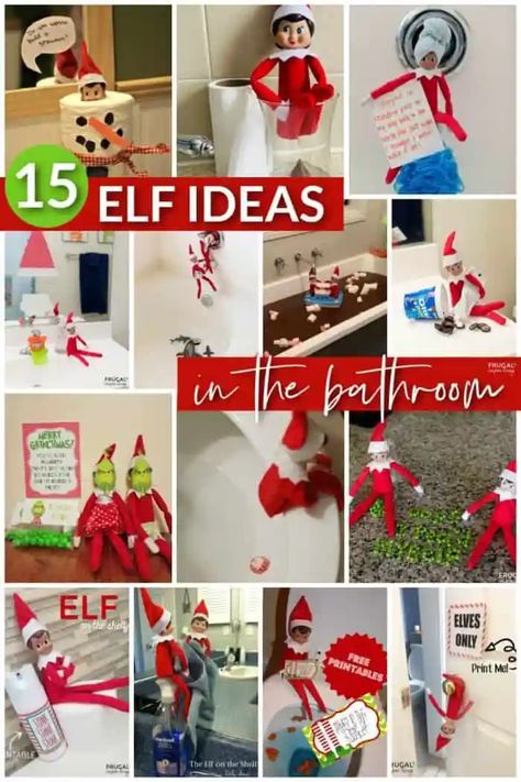 Elf Poop Ideas, Shelf Bathroom Ideas, Elf On The Shelf Bathroom, Elf Printables, Potty Humor, Fart Humor, Elf Decorations, Toilet Humor, Cute Teacher Gifts