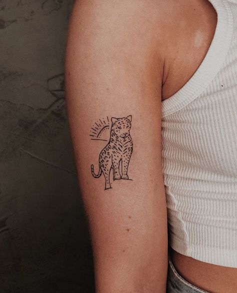 Jaguar Tattoo, Cute Matching Tattoos, Arm Sleeve Tattoos For Women, Simple Tattoos For Women, Magic Runes, Leopard Tattoos, Small Pretty Tattoos, Dope Tattoos For Women, Dainty Tattoos