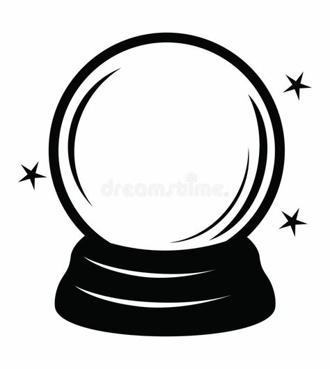 Crystal ball. Vector black crystal ball icon on white #Sponsored , #Sponsored, #PAID, #ball, #icon, #white, #Vector Crystal Ball Drawing, Crystal Ball Illustration, Cristal Ball, Witch Crystal Ball, Ball Vector, Funky Tattoos, Icon White, Ball Drawing, Crystal Logo