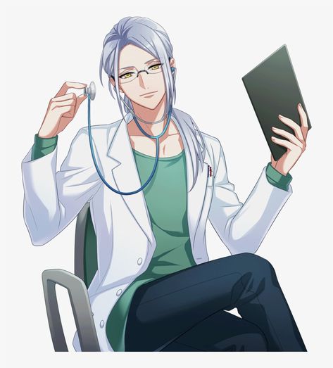 Doctor Anime, Doctor Oc, Anime Doctor, Doctor Drawing, Ideal Aesthetic, King Anime, Anime Guy, Outfits Polyvore, Anime Collection