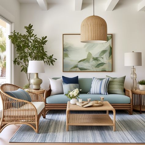 Do You Know The Ten Commandments of Colour ? Beach Apartment Interior, Coastal Chic Interior Design, Caribbean Interior Design, Tropical Living Room Ideas, Coastal Apartment, Tropical Living Room, Beach Chalet, Tropical Interior Design, The 10 Commandments