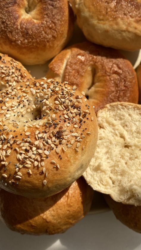 Homemade Bagels, Healthy Groceries, Food Babe, Food Is Fuel, Food Obsession, Healthy Breakfast Recipes, Cafe Food, Pretty Food, Homemade Bread