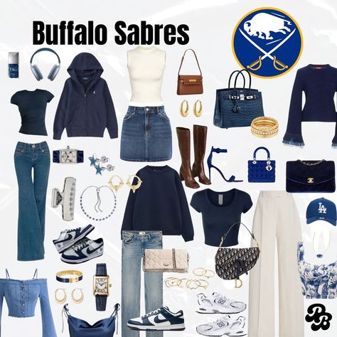 Dressed to impress with NHL team and closests inspired by them – because every outfit deserves a winning streak🏆 #Hockey #NHL Nhl Game Outfit, Hockey Game Outfit, Hockey Outfits, Game Outfit, Nhl Games, Hockey Game, Dressed To Impress, Hockey Games, Gaming Clothes