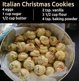 Dose of D: Italian Christmas Cookies Italian Christmas Cookie Recipes, Italian Christmas Cookies, Italian Cookie Recipes, Dipped Cookies, Italian Christmas, Butter Cookies Recipe, Italian Cookies, Xmas Cookies, Christmas Cooking