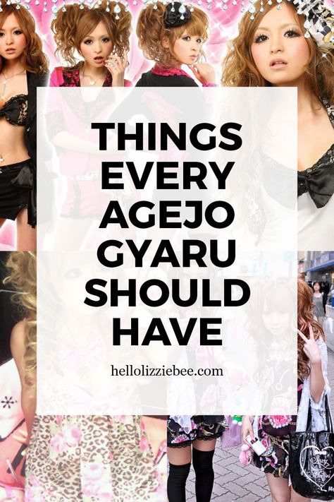 Agejo Gyaru Staples: 16 Things You Should Have - Hello Lizzie Bee Gyaru Agejo, Gyaru Substyles, Gyaru Clothes, Hostess Club, Agejo Gyaru, Hair Curlers Rollers, Gyaru Makeup, Clear Healthy Skin, Faux Fur Scarves