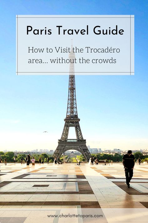 Learn about when to visit the Trocadéro, which has iconic Eiffel Tower views… but often lots of crowds to match. You’ll also learn my specific route for exploring this area for a beautiful walk from the Trocadéro to the Eiffel Tower. Paris France travel tips, Paris travel guide. Eiffel Tower photo locations. Day Trips From Paris, Travel To Paris, The Iron Lady, Paris Travel Guide, Trip To Paris, Paris Tours, Have Inspiration, Slow Travel, Loire Valley