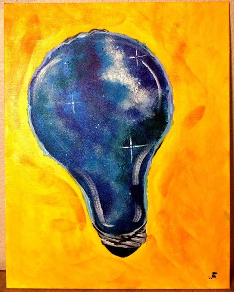 - Jolene Edwards (@jolene.edwards85) on Instagram: “Nebula light bulb #dailypainting #acrylicpainting #nebula #spaceart #painting #art” Light Bulb Art, Universe Galaxy, Daily Painting, Space Art, Painting Art, The Universe, Light Bulb, Acrylic Painting, Universe