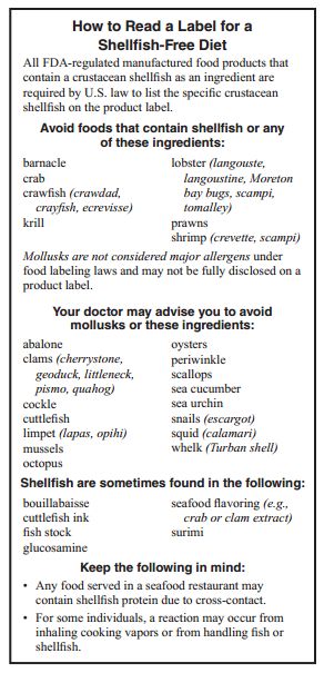 How to read a label for a shellfish-free diet Mediterranean Diet Menu, Shellfish Allergy, Sun Allergy, Dairy Intolerance, Gerd Diet, Food Allergies Awareness, School Nursing, Allergy Awareness, Sugar Free Sweets