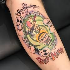 Billy And Mandy Tattoo, Billy And Mandy, Grim Adventures, Old Pokemon, City Tattoo, Pokemon Tattoo, Smart Auto, Cartoon Tattoos, Best Fan