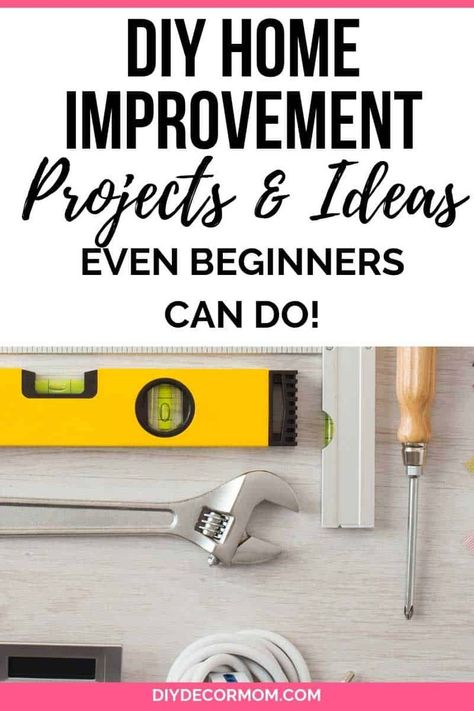 11+ DIY Home Improvement Ideas You're Missing Out On! See these budget-friendly DIY projects for your house to improve your value and save on renovations! Perfect for DIYers with their first home! #DIY #HomeImprovement Diy Home Improvement Ideas, Diy Home Improvement Hacks, File Cabinet Makeover, Easy Home Improvement Projects, Diy Storage Rack, 1st House, Easy Home Improvement, Home Improvement Ideas, Diy And Home Improvement