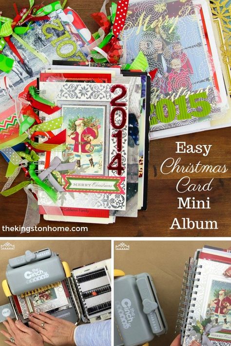 Christmas Cards Easy, Christmas Card Book, Trendy Christmas Decor, Santa Card, Recycling Ideas, Cards Easy, Diy Crafts For Adults, Home Christmas, Christmas Pins