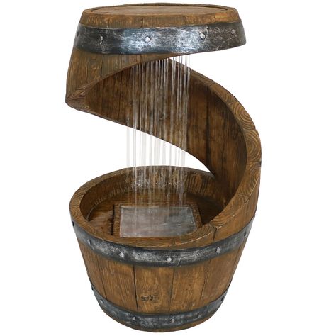 Wine barrel decor