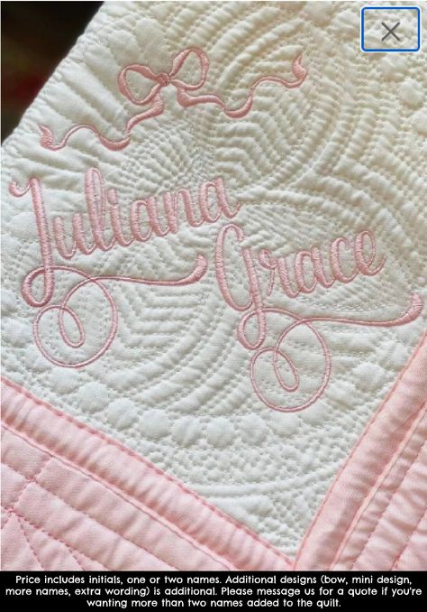 Monogrammed Baby Quilt, Baby Heirloom, Personalized Baby Quilt, Monogram Quilt, Monogram Baby Blanket, Nursery Quilt, Personalized Baby Shower Gifts, Heirloom Quilt, Cotton Baby Blankets