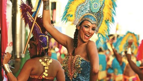 Island festivals offer vibrant cultural displays: Travel Weekly Calypso Music, Carnival Parade, Willemstad, Caribbean Vacations, Lionel Richie, The Carnival, Blue Curacao, Caribbean Travel, Diana Ross