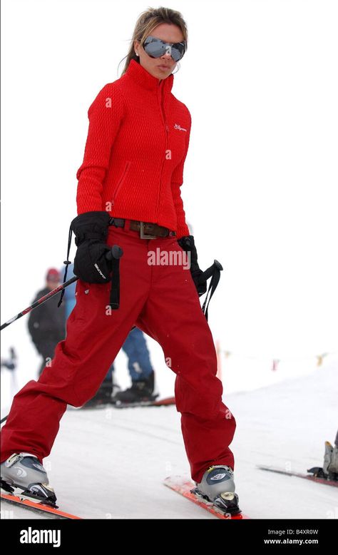 Red Ski Outfit, Verbier Switzerland, Early 2000s Style, Ski Outfit, Trendy Outfits Winter, Snow Outfit, Ski Slopes, Skiing Outfit, Winter Outfit Inspiration