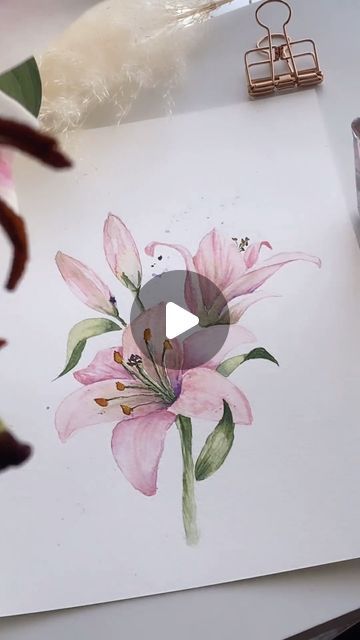 Lisa Naomi | Watercolor Artist on Instagram: "It’s that time of year again when I’m officially over the winter months and ready for the beauty of spring. 🌸

Are you ready to say bye-bye 👋 to the winter months too? 

Hmmm, I think 🤔 this painting may need a little shimmer ✨. What do you think? 

🎨- @rockwell_canada 
🎨- @addisonandsedgwick 

#watercolorflowers #watercolorflower #watercolorfloral #watercolordaily 
#watercolor #watercolorpainting #watercolour #watercolorart #flowers #florals #watercolorprocess #satisfyingvideos #processvideo #floralart #watercolorvideo #watercolorprocessvideo #looseflorals #artreels #artreelsofinstagram #trendingreels
#WatercolorMagic 
#ArtisticJourney #ColorfulDetails #watercolorflowers #watercolorflorals" Azalea Flower Painting, Dahlia Painting Watercolors, Dahlia Flower Watercolor Paintings, Watercolor Azalea, Azalea Flower, Watercolor Flower Allover, Watercolor Video, Color Magic, Watercolor Artist