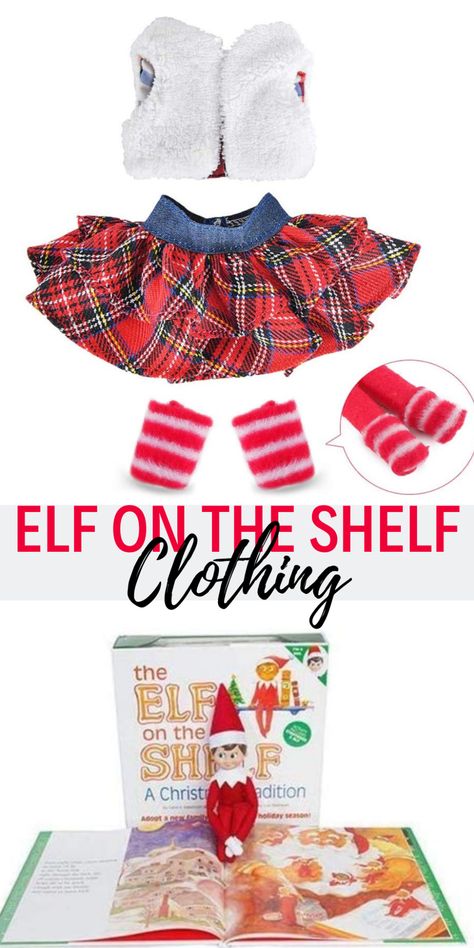 Since so many are into the Elf on the Shelf, how about dressing him (or her) up with some fun Elf on the Shelf clothing. There are so many new items this year and the kids will be surprised!   #DineDreamDiscover #JustPlumCrazy #DisneyNewswire #FullTimeRV #TravelBlogger #LifeInTheRv #LifeThroughTheLensel #HolidayGiftGuide #ElfOnTheShelf Diy Elf On The Shelf Clothes, Elves At Play, Elf Notes, Balloon Basket, Elf Pets, Elf Magic, Santa Outfit, Girl Elf, Elf Doll