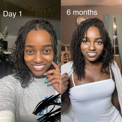 Long Micro Locs, Micro Locs Vs Sister Locs, Loc Inspiration, Micro Locs, Sister Locs, Girls Natural Hairstyles, Sisterlocks, Relaxed Hair, Locs Hairstyles