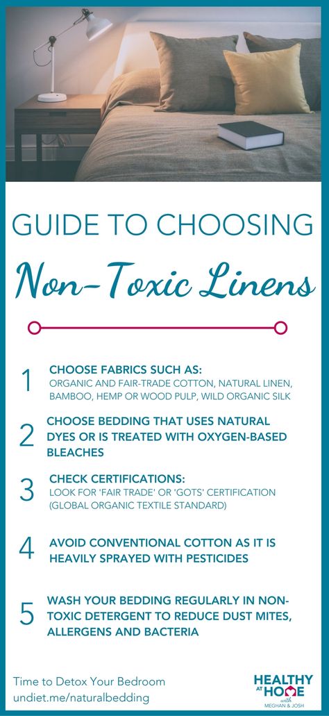 Guide To Choosing Non-Toxic Linens Non Toxic House, Non Toxic Living Tips, Non Toxic Bedroom, Toxic Free Home, All Natural Lifestyle, Non Toxic Home, Non Toxic Swaps, Non Toxic, Non Toxic Living