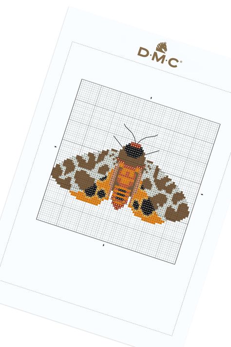 Moth Cross Stitch, Free Cross Stitch Designs, Cross Stitch Floss, Dmc Cross Stitch, Easy Cross Stitch Patterns, Sewing Embroidery, Bright Patterns, Simple Cross Stitch, Cross Stitch Patterns Free