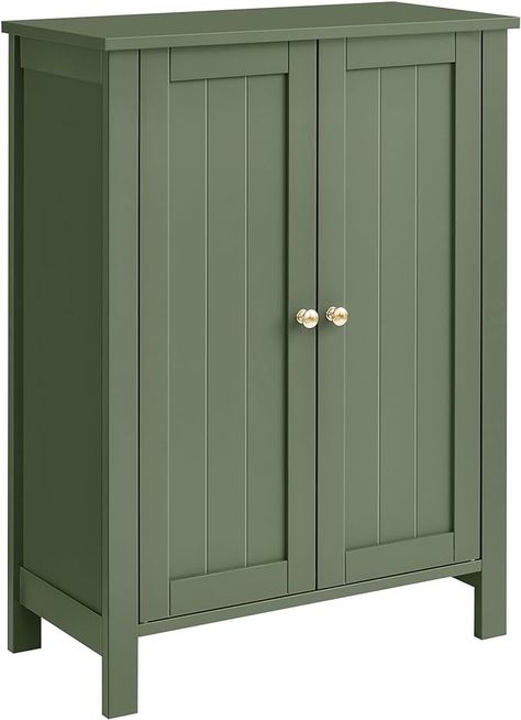 Amazon.com: VASAGLE Bathroom Floor Storage Cabinet, Bathroom Storage Unit with 2 Adjustable Shelves, Bathroom Cabinet Freestanding, 11.8 x 23.6 x 31.5 Inches, Forest Green UBCB060C01 : Home & Kitchen Cabinet Bathroom Storage, Bathroom Storage Unit, Storage Cabinet Bathroom, Bathroom Floor Storage Cabinet, Bathroom Floor Storage, Bathroom Storage Units, Shelves Bathroom, Floor Storage, Furniture Storage Cabinets