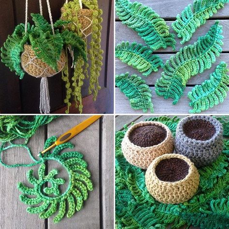 Crochet Plants, Crochet Succulent, Crochet Garden, Crochet Cactus, Pola Amigurumi, Crochet Plant, Crochet Leaves, Kawaii Crochet, Crochet Decoration