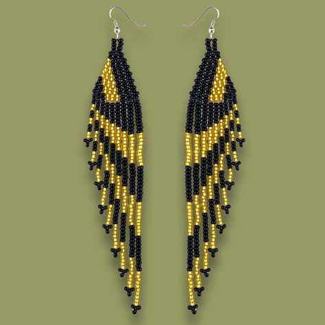 African Beaded Earrings handmade by the rural women of South Africa. #africanbeadedearrings #africanearrings #earrings #beadedearrings #africanbeadedearringssouthafrica #traditionalbeadedearrings #handmadeafricanearrings #ethnicearrings #ethnicbeadedearrings #ethnic #zulubeadedearrings #zuluearrings #africanbeadwork #southafricanbeadwork #beadwork #zulubeadwork #ethnicbeadwork #africanjewelry #africanbeadedjewelry #ethnicjewelry #beadedjewelry #africanjewellery #zulubeadedjewellery Brick Stitch Pattern Earring, African Beadwork, Seed Bead Projects, Rural Women, Beadwork Necklace, Beaded Earrings Diy, African Earrings, Brick Stitch Earrings, Handmade Earrings Beaded