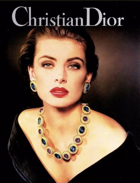 Dior 90s, 1990 Style, Makeup Ads, Beauty Ad, Dior Vintage, Vintage Cosmetics, Dior Makeup, Jewelry Ads, Dior Jewelry