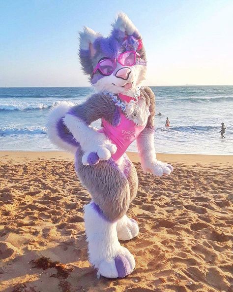 Aurora Bloom on Instagram: “✨ Comment a 🏖 if you wish you were at a beach right now! ✨ . Old photo, but still a cute one! This was about a year ago! So crazy. TIME IS…” Aurora Bloom Fursuit, Female Fursuit, Really Cool Drawings, Fox Girl, Cute Little Drawings, A Year Ago, Drawing Inspiration, A Year, Animal Art