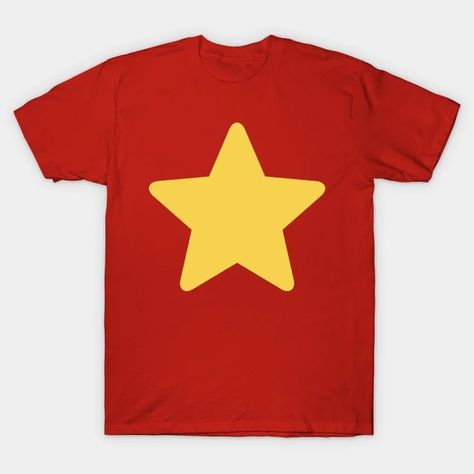 Steven Universe Star - Steven Universe - T-Shirt | TeePublic Universal Tshirts, Star T Shirt, Star Logo, Yellow T Shirt, Print On Demand Products, T Shirts Men, 70s Retro, Movie T Shirts, Super Star