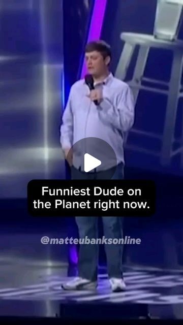 Matt Eubanks on Instagram: "Funniest Dude on the Planet Right now. #standup #standupcomedy #comedy #funny #natebargatze" Funny Fun Facts Hilarious, Weird Funny Videos, Funny Moments Videos, Funniest Videos Ever, Stand Up Comedy Videos, Nate Bargatze, Getting Older Humor, Comedian Videos, Therapy Humor