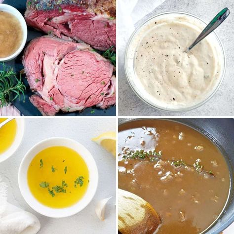 10 Easy Prime Rib Sauce Recipes - Foodie And Wine Prime Rib Horseradish Sauce, Prime Rib Rub Recipe, Smoked Chili Recipe, Prime Rib Soup, Holiday Prime Rib, Prime Rib Sauce, Prime Rib Au Jus, Leftover Prime Rib Recipes, Beef Ideas