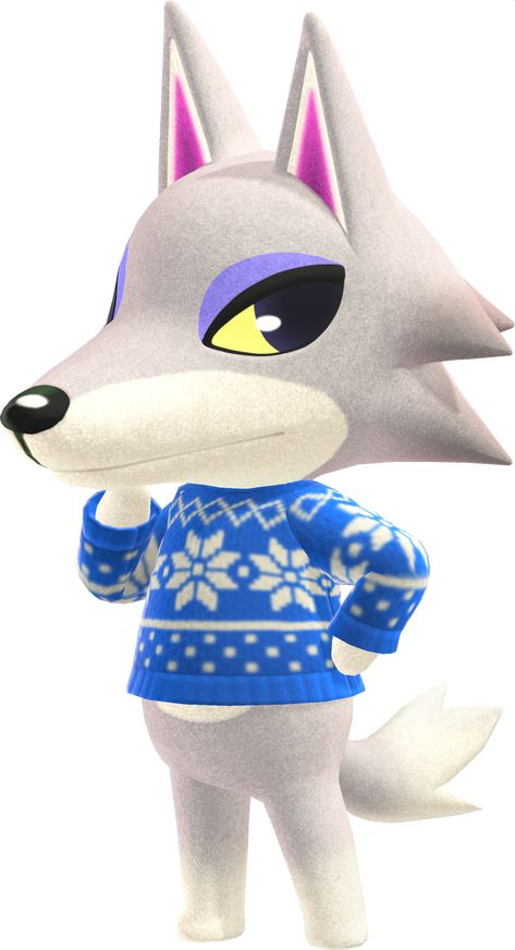 Fang is a cranky, wolf villager in the Animal Crossing series. He did not appear in Animal Crossing: Wild World, but reappeared in Animal Crossing: City Folk. His name comes from the fang, a tooth found in carnivores.  It may also be a reference to the 1906 Jack London novel White Fang. His Japanese name is named after Siberia, a region in northern Asia that is mostly an arctic environment. Animal Crossing Wiki, Weeping Fig, Sagittarius Birthday, Classic Clocks, Modern Asian, City Folk, Animal Crossing Characters, Animal Crossing Villagers, New Animal Crossing