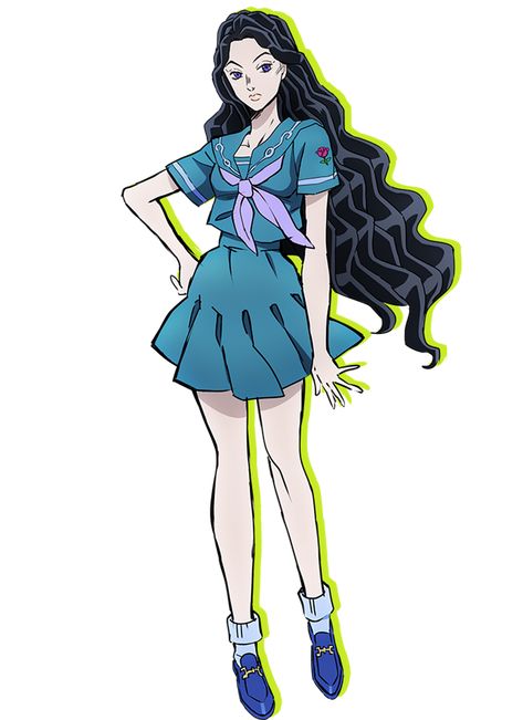 Jjba Female Characters, Yukako Yamagishi Cosplay, Jojo Female Characters, Yukako Yamagishi Manga, Yukako Cosplay, Jojo Yukako, Jjba Yukako, Yukako Yamagishi, Jojo Bizarro