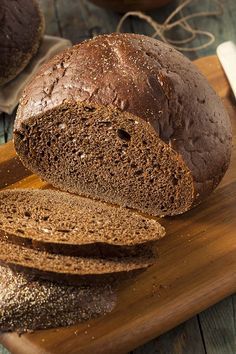 Dark Pumpernickel Rye Bread - Red Star® Yeast German Brown Bread, Pumpernickel Bread Bowl Recipe, Pumpernickel Bread Recipe Dutch Oven, Pumpernickel Rye Bread Recipe, Dutch Oven Rye Bread, Mockmill Recipes, Dark Pumpernickel Bread Recipe, German Dark Rye Bread Recipe, Russian Rye Bread Recipe