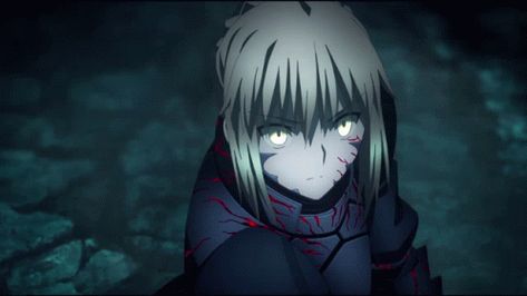 Alter Saber Alter GIF - Alter Saber Alter Fate - Discover & Share GIFs Quin Harley, Fate Stay Night Movie, Saber Fate Grand Order, Saber Alter, Type Moon Anime, Arturia Pendragon, Fate Stay Night Series, Fate Stay Night Anime, Animation Artwork