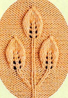 Three Embossed Leaves Knitting Stitch chart pattern. More great patterns like this: Three Leaves Lace Knit Motif Chart Single Leaf in a Diamond Lace Panel Candle knitting stitch Flame/Leaf Knit Stitch Lace Knitting Patterns, Hand Crochet Baby Blanket, Shawl Knitting Patterns, Purl Stitch, Shawl Patterns, Lace Shawl, Knit Stitch Patterns, Knitting Charts, Crochet Patterns For Beginners