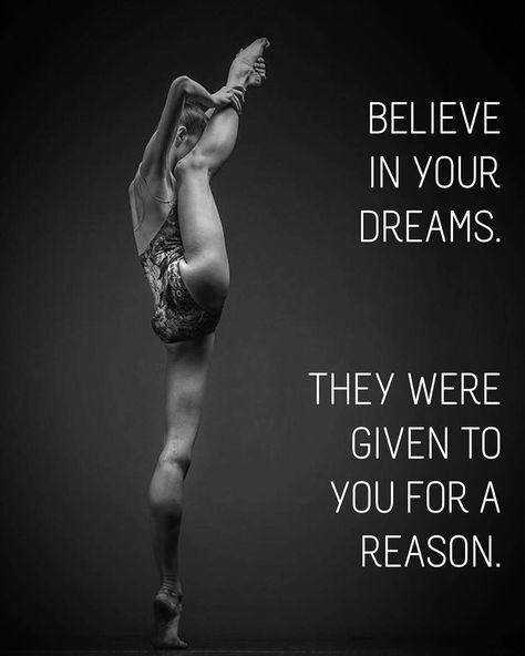 @Regrann from @just_dance_quotes -  Believe in the power of your dreams ...... ---------------------------------------------------- photo: @darianvolkova @vaganova_academy artists: @marachok ---------------------------------------------------- #bestdancequotes #mypointemoment #ballet #ballerina #worldwidedance #lovetodance #dancemoms #ballet_a #dancemoms1 #apinkballerina #balletfitness #balletpost #worldwideballet #ballerinasofig #balletofrepertoire #liveonpointe #theballetscene #lovelyballet #r Dance Quotes Inspirational, Dancing Quotes, Dancer Quotes, Ballet Quotes, Dance Motivation, Gymnastics Quotes, Dance Quotes, Isagenix, Best Dance