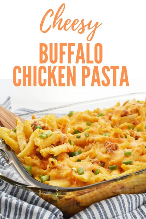 Cheesy Buffalo Chicken Pasta Recipe- If you love Buffalo Chicken Dip you will love this delicious pasta recipe. Made with crispy chicken, blue cheese, and more! This is the perfect comfort casserole!! via @savvysavingcoup #AD #PalmoliveHandlestheMess Chicken Blue Cheese, Cheesy Buffalo Chicken, Cheese Pasta Recipes, Buffalo Chicken Pasta, Baked Buffalo Chicken, Recipe For 1, Comfort Casseroles, Sunday Dinner Recipes, Chicken Pasta Bake